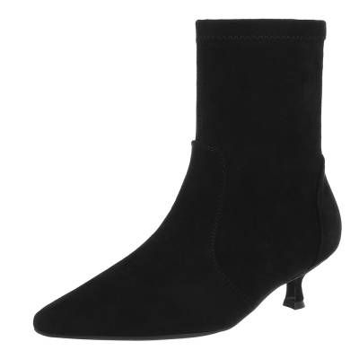Klassische Stiefeletten für Damen in Schwarz