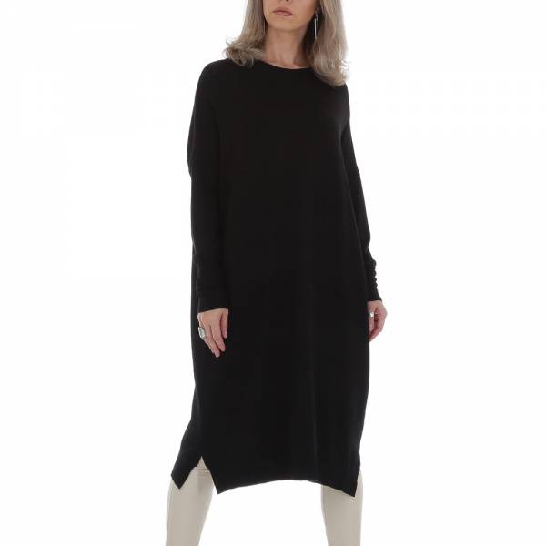 Knitted dres for women in black