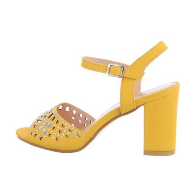 High Heel Sandaletten für Damen in Gelb