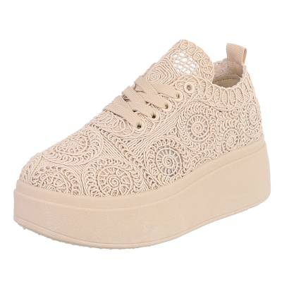Sneakers Low für Damen in Beige