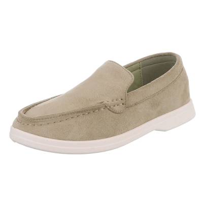 Loafers for women in light-green