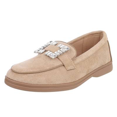 Loafers for women in light-brown