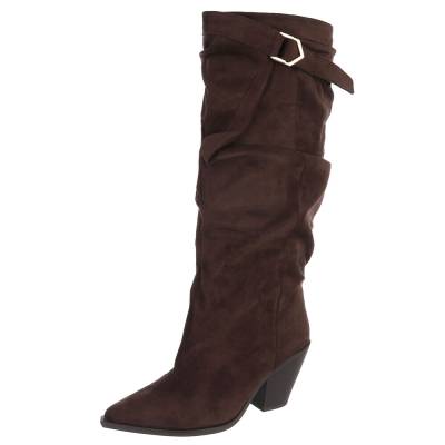 Western- & Bikerstiefel für Damen in Braun