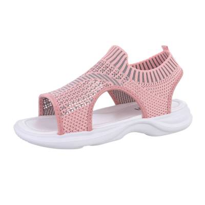 Sandals for children in dusky pink