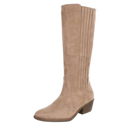 Classic boots for women in light-brown