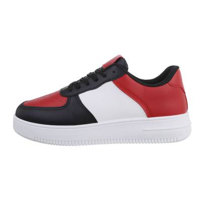 Sneakers für Herren in Rot und Schwarz