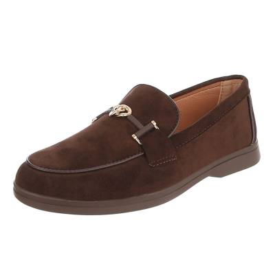 Loafers for women in brown