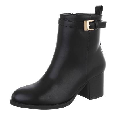 Klassische Stiefeletten für Damen in Schwarz