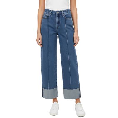 Relaxed fit jeans for women in blue
