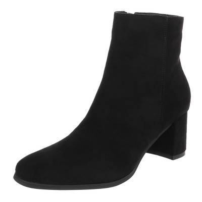 Klassische Stiefeletten für Damen in Schwarz