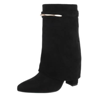 Heeled boots for women in black