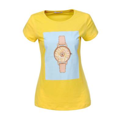T-Shirt für Damen in Gelb