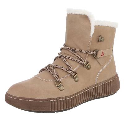 Snowboots für Damen in Beige