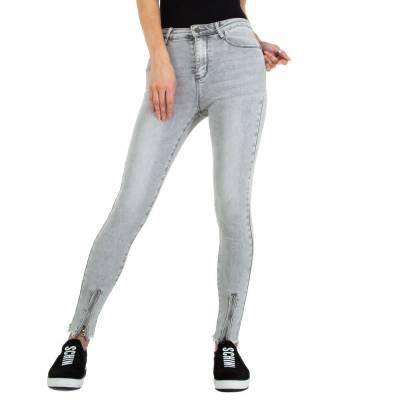 Skinny jeans for women in gray
