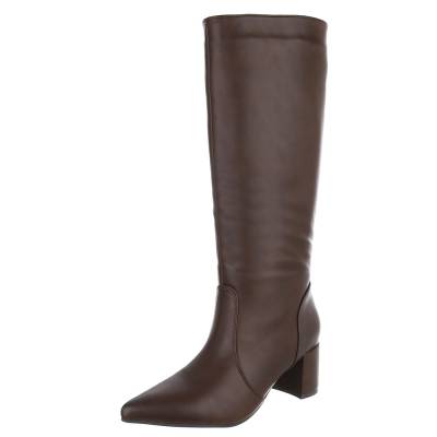 Klassische Stiefel für Damen in Braun