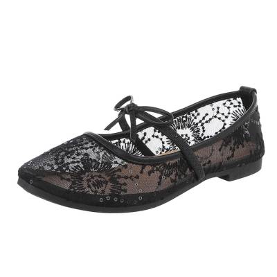 Klassische Ballerinas für Damen in Schwarz