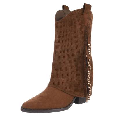 Cowboy & biker boots for women in brown