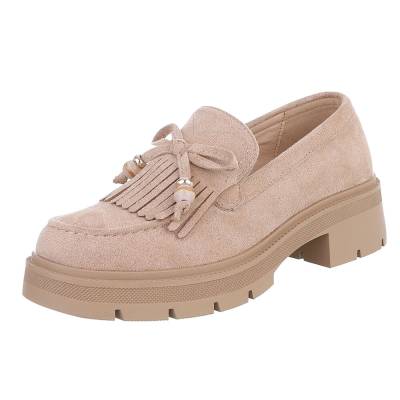 Slipper für Damen in Hellbraun