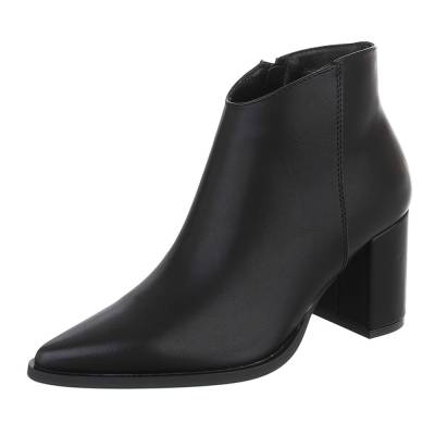 Heeled ankle boots for women in black