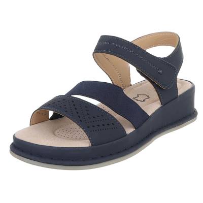 Riemchensandalen für Damen in Dunkelblau