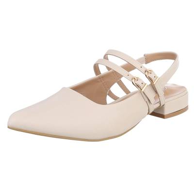 Schnür- & Riemchenpumps für Damen in Beige