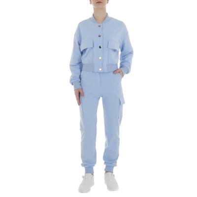 Leisure & track suit for women in light-blue