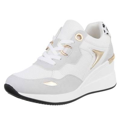 Low-top sneakers for women in white