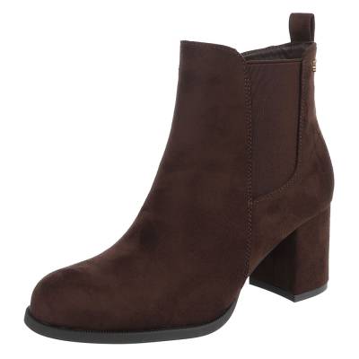 Klassische Stiefeletten für Damen in Braun