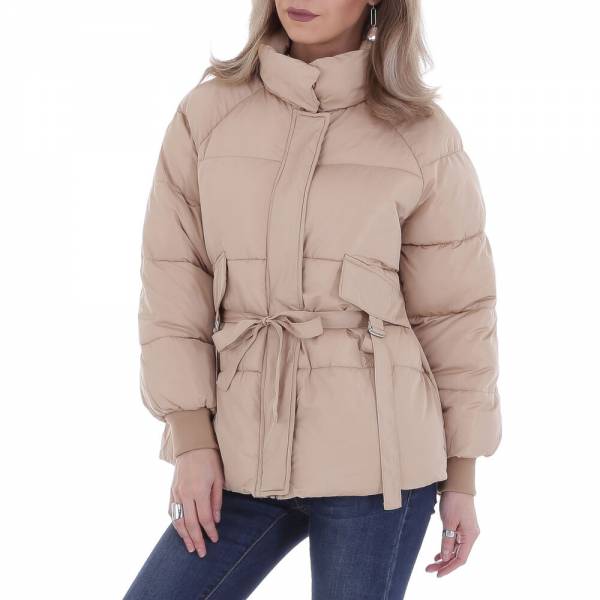 Between-seasons jacket for women in light-brown