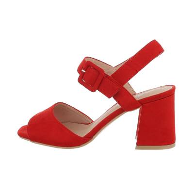 High Heel Sandaletten für Damen in Rot