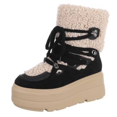Snowboots for women in black and beige