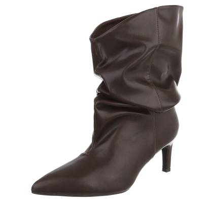 Klassische Stiefeletten für Damen in Braun