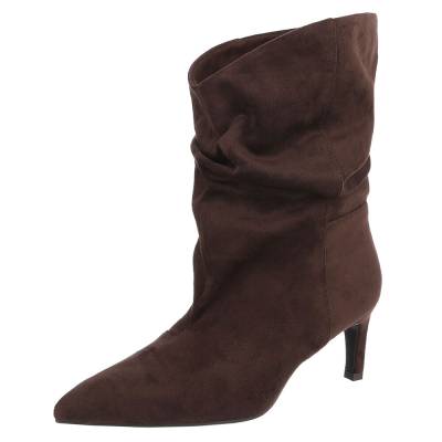 Klassische Stiefeletten für Damen in Braun