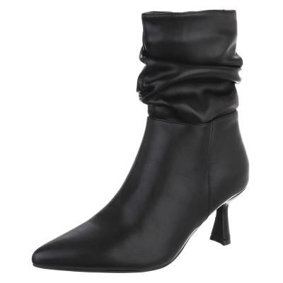 Klassische Stiefeletten für Damen in Schwarz