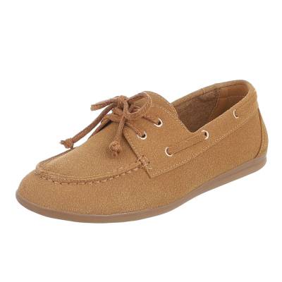 Schnürer für Damen in Camel