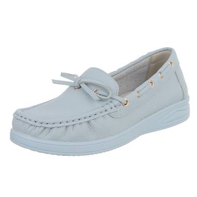 Loafers for women in light-blue