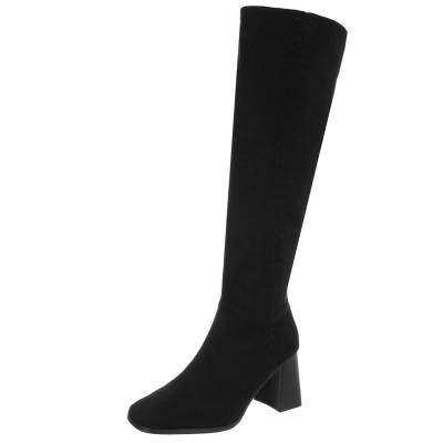 High-Heel Stiefel für Damen in Schwarz