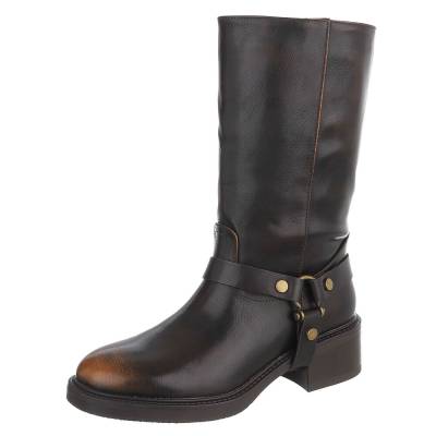 Western- & Bikerstiefel für Damen in Schwarz