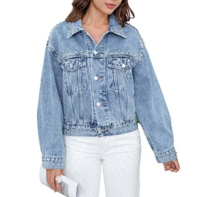 Jeansjacke für Damen in Blau