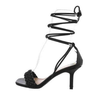 High Heel Sandaletten für Damen in Schwarz