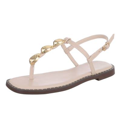 Zehentrenner für Damen in Beige
