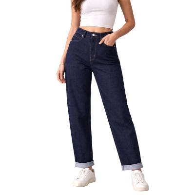 Relaxed Fit Jeans für Damen in Dunkelblau