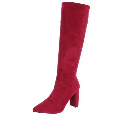 Heeled boots for women in pink