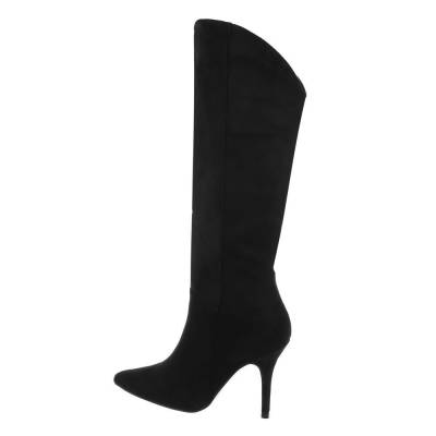 Heeled boots for women in black