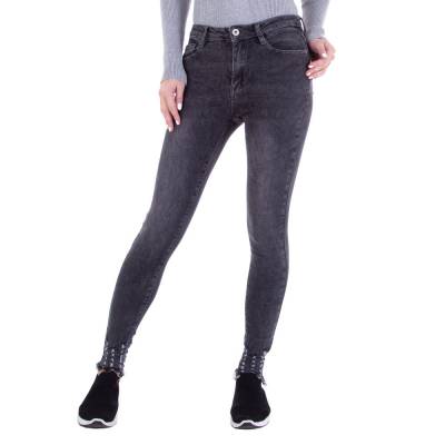 Skinny Jeans für Damen in Dunkelgrau