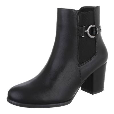 Klassische Stiefeletten für Damen in Schwarz