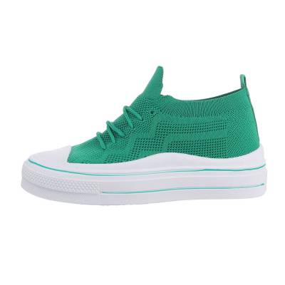 Sneakers Low für Damen in Grün und Weiß