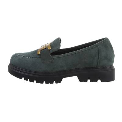 Loafers for women in green