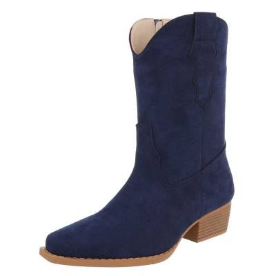 Western- & Bikerboots für Damen in Dunkelblau