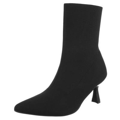 Klassische Stiefeletten für Damen in Schwarz